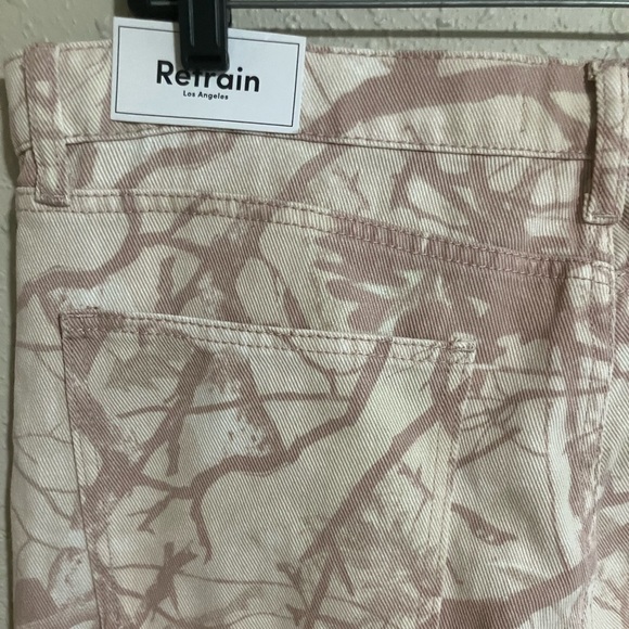 NWT Refrain Los Angeles‎ Grunge Camo Street Wear Wide Leg Cargo Pants Size 38x30 - Picture 4 of 11